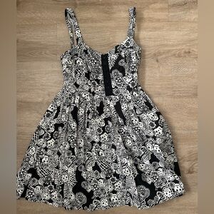 Royal Bones Tripp Skull Dress Size Small